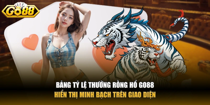 Rồng Hổ GO88 – Tựa game bài tốc độ hấp dẫn hàng đầu Bảng tỷ lệ thưởng Rồng Hổ GO88 hiển thị minh bạch trên giao diện