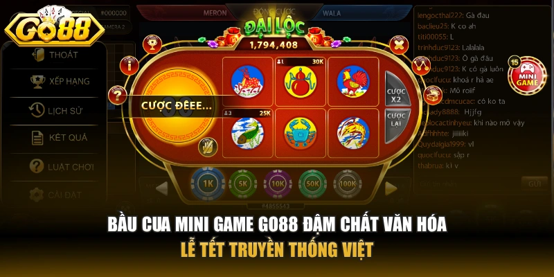 Bầu cua – Tựa mini game truyền thống đậm chất Tết tại GO88 Bầu cua