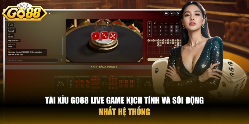 Tài Xỉu GO88 – Tựa live game hút khách hàng đầu tại GO88 Tài Xỉu GO88 live game kịch tính và sôi động nhất hệ thống